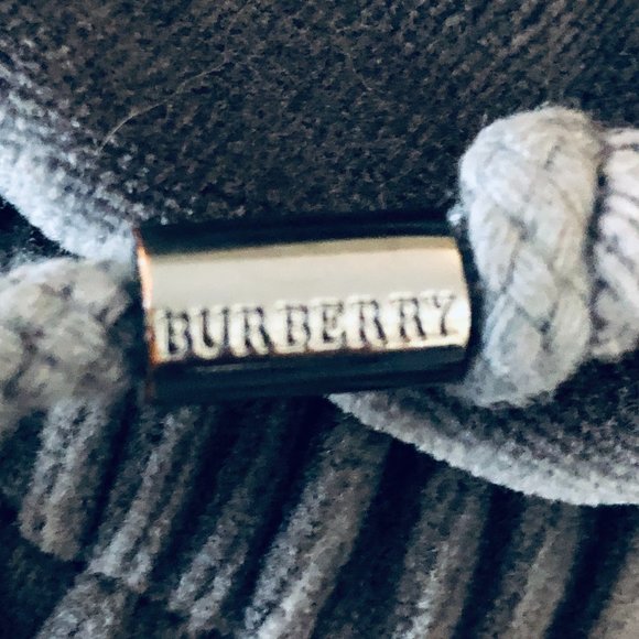 Burberry Brit | Velour Gray Hoodie (Size Medium) - Picture 10 of 11
